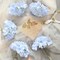 Spring Tabletop Decor – 12PCS Sky Blue Silk Hydrangea Artificial Flowers with Stems for Home, Wedding & Party Centerpieces